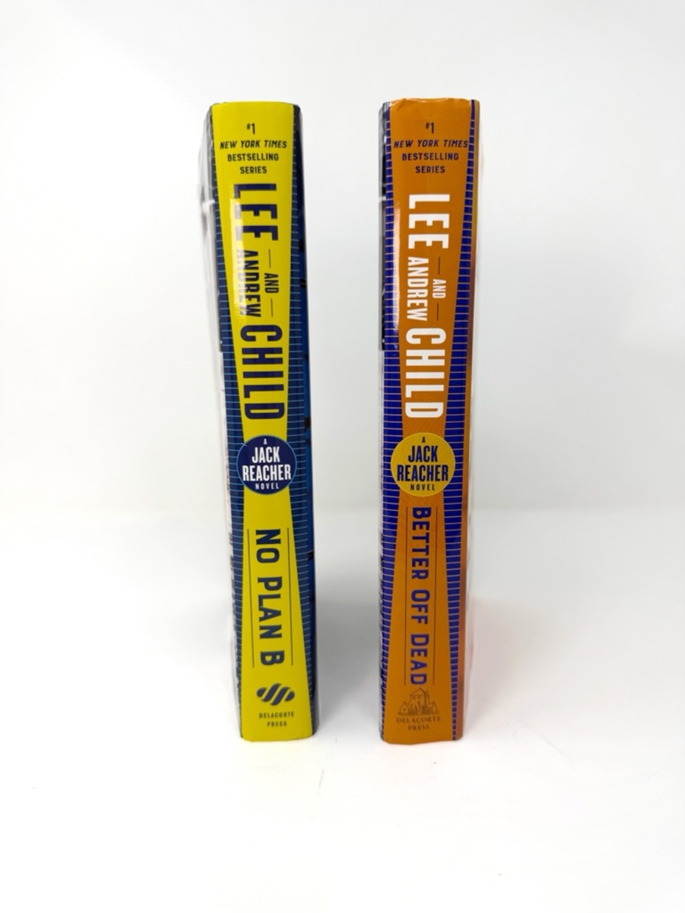 Lee Child Jack Reacher Lot 2 Books HC No Plan B Better Off Dead Thriller